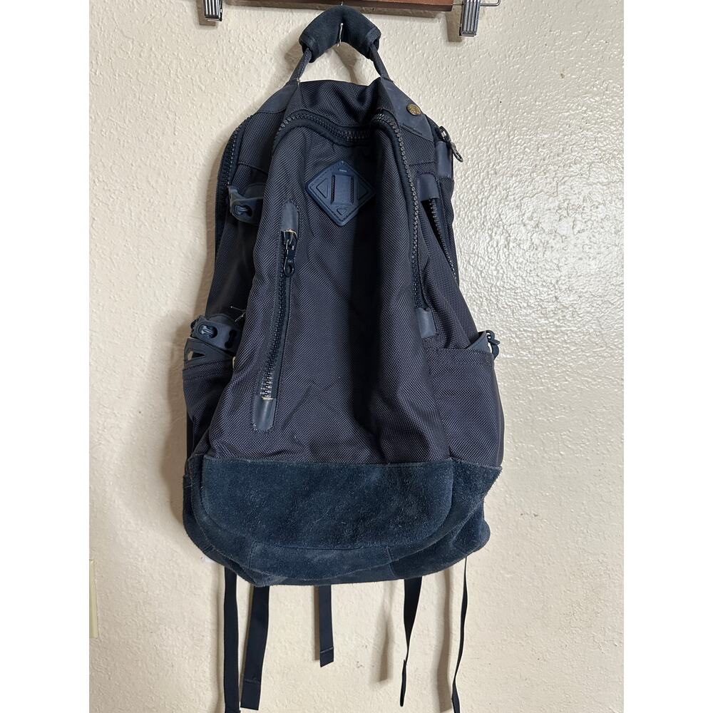 Visvim Codura 20L Backpack Nylon Suede Navy